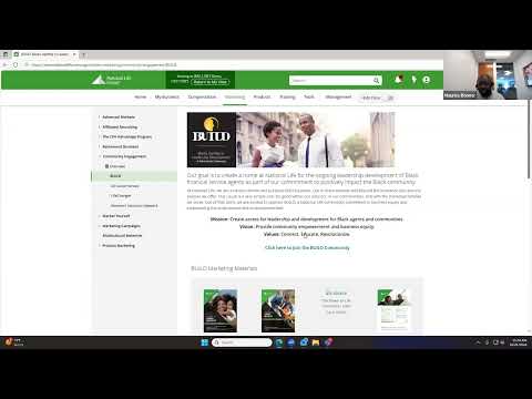 Team Meeting with special guest speaker - Maurice Bonner from NLG