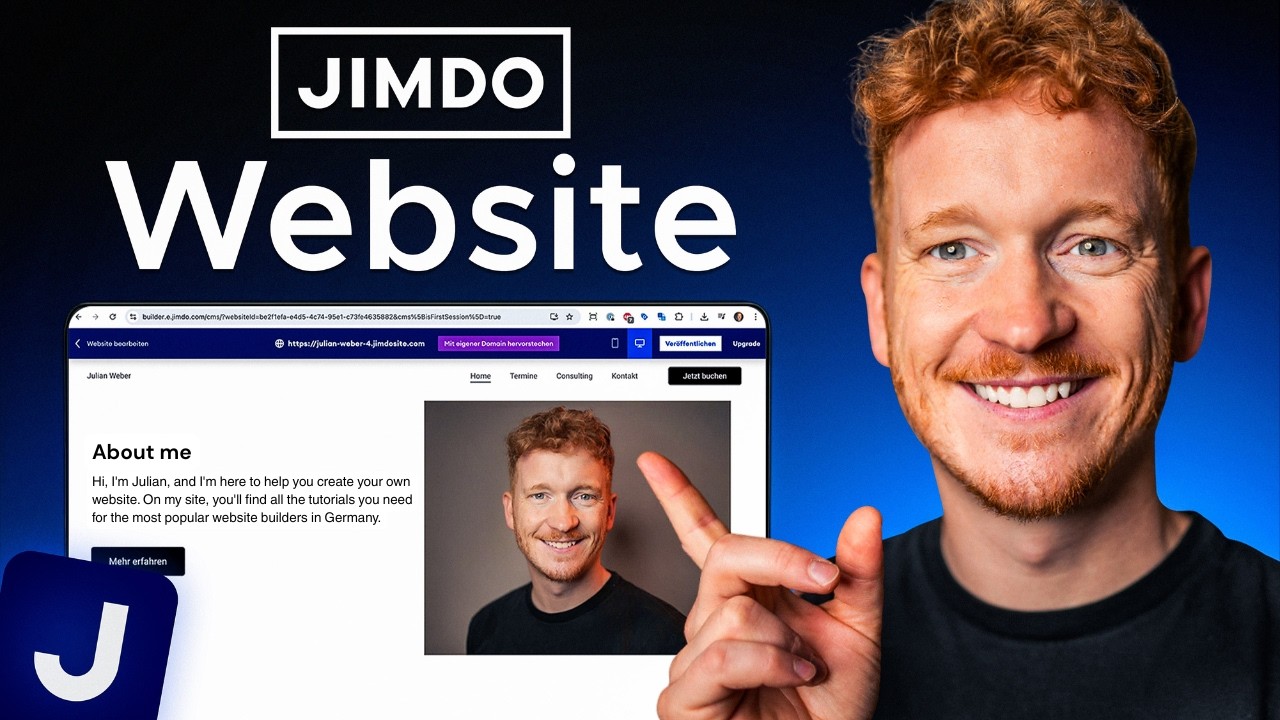 Jimdo Website Builder Tutorial (2026) – How to build a Free Website with Jimdo