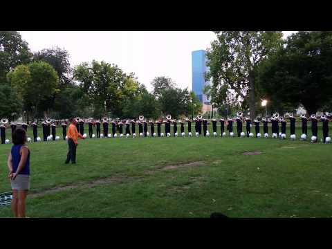 2014 Bluecoats Hornline- Finals Warm Up