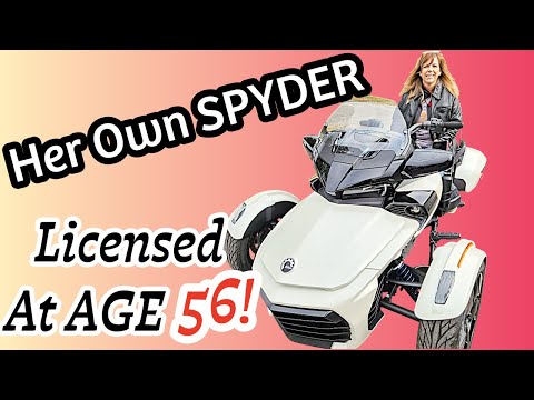 She Wanted Her Own SPYDER At Age 56❗🤗 Meet Tracie  & See Her Can-Am Mods ‼️