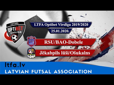 RSU/BAO-Dobele - Jēkabpils lūši/Ošukalns [LTFA Optibet Virslīga 2019/20 Highlights]