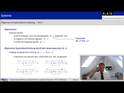 Vorlesung "Signale und Systeme - Teil 1", 1. Einführung, Teil 3