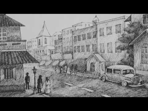 Pen Ink Drawing Tutorial | How to Draw an Old City Landscape