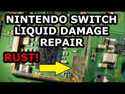 Nintendo Switch Liquid Damage Repair With IPA