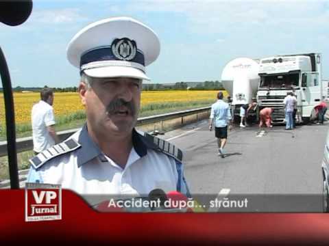 Accident după… strănut