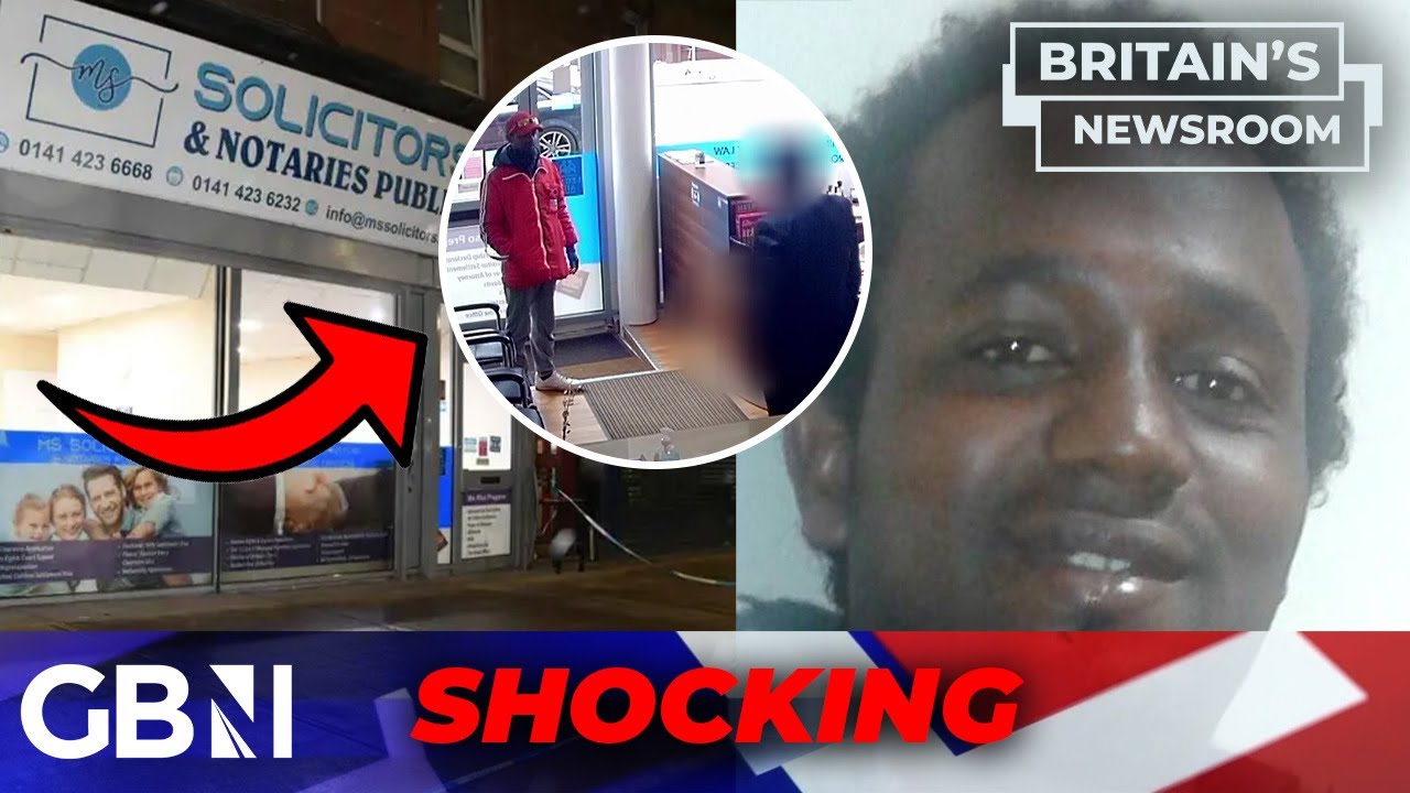 WATCH: Chilling moment asylum seeker tries to STAB his lawyer - 'he had ELEVEN previous convictions'