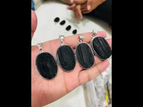 Black Tourmaline Cab Stone