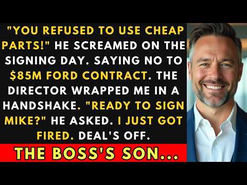 CEO's Son Fired Me On Signing Day - I Was About To Sign $85M Ford Deal  Manufacturing Revenge