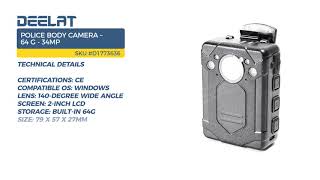 Police Body Camera – 64 G - 34MP