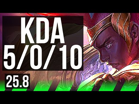 EKKO vs HECARIM (JGL) | 5/0/10 | EUW Master | 25.8