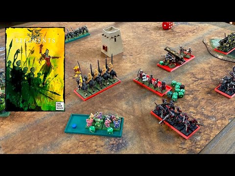 Age of Fantasy Regiments OPR Battle Report, Empire vs Plague Warriors