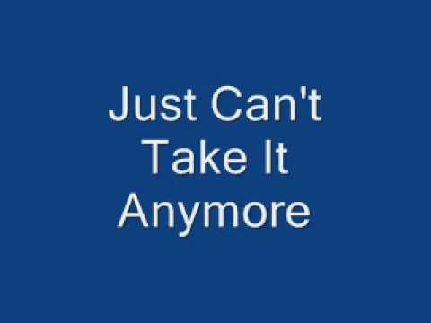 Little Man Tate - Just Can't Take It Anymore (Lyrics in description)