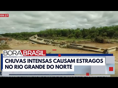 Chuva deixa o Rio Grande do Norte em alerta I Bora Brasil