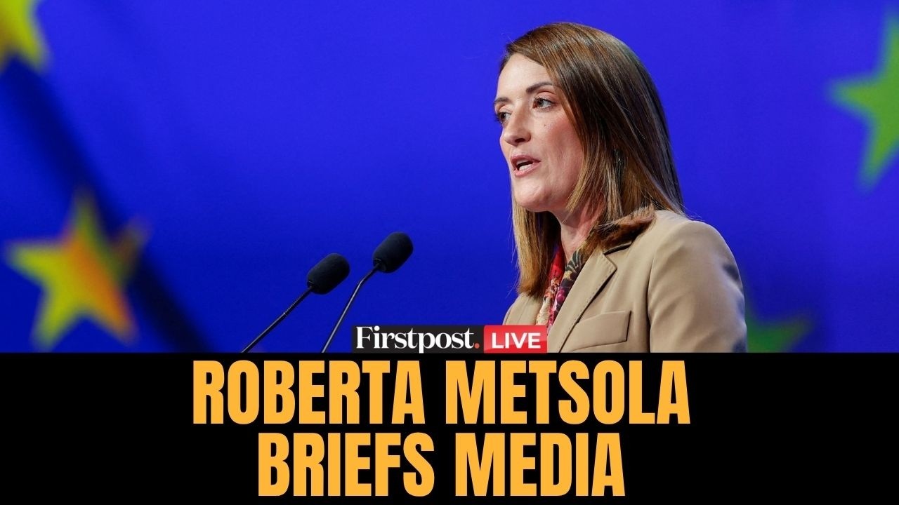 LIVE: European Parliament President Roberta Metsola Briefs Media Ahead of Plenary Session