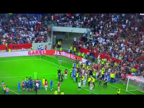 BAGARRE PAYET MARSEILLE NICE (OM - OGC NICE)