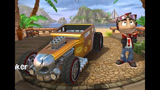 ALL GOLD! | Beach Buggy Racing 2 | Bone Shaker Race | All tracks