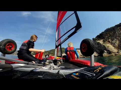 SEGELN auf ELBA mit HAPPY CAT "Hurricane" - Clip 5 - Kat-PADDELN bei Sommerfeeling