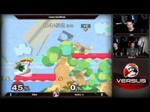 07/05/15 Versus Weekly Melee - Smilez =) (Fox) vs Elliot (Peach)