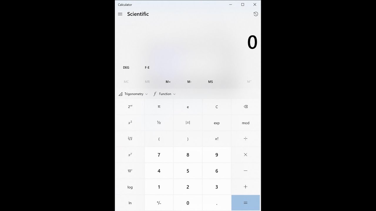 Microsoft calculator for astronomical calculations