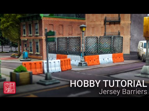 Jersey Barriers | Hobby Tutorial