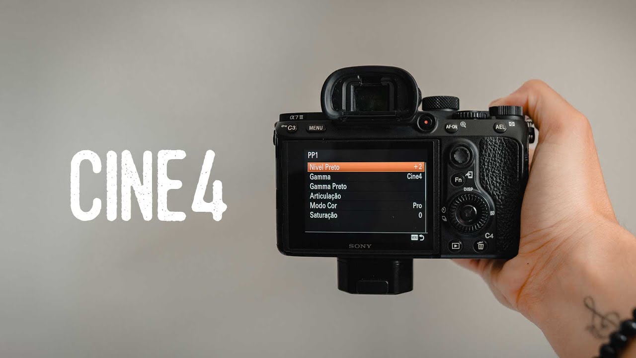NOSSA CONFIGURAÇÃO DO CINE 4 | O MELHOR PERFIL DE COR DA SONY