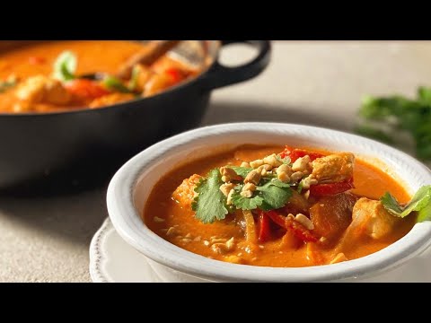 THE BEST Chicken Peanut Butter Stew from Africa - Maafe Recipe