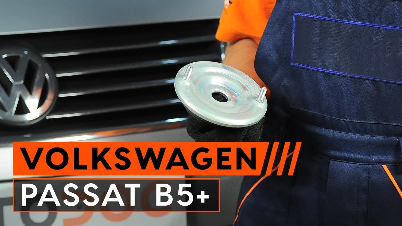 Cum să schimbați: flansa amortizor din față la VW Passat B5 Variant | Ghid de înlocuire