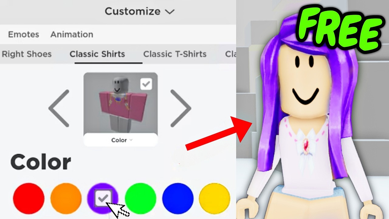 How to CHANGE Roblox DEFAULT CLOTHING COLOR!