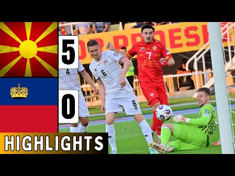 North Macedonia vs Liechtenstein 5-0 All Goals & Highlights | World Cup 2026 Qualifiers 
