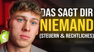 Steuern & Rechtliches bei Shopify Dropshipping | DAS MUSST DU BEACHTEN