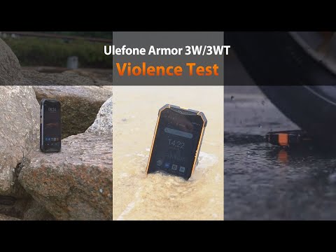IP68/IP69K Protection Grade/MIL-STD-810G Ulefone Armor 3W/3WT Violence Test
