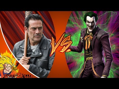 JOKER vs NEGAN (The Walking Dead) - Super Power Beat Down (EPISODE 23) REACTION!!!