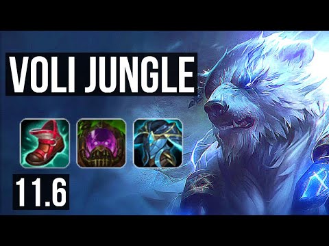 VOLIBEAR vs LEE SIN (JUNGLE) | Rank 6, 2/2/13 | KR Challenger | v11.6