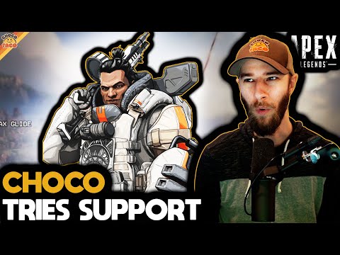 chocoTaco Tries Being a Support Player ft. Reid and Goatitron - Apex Legends Gibraltar Gameplay