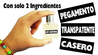 DIY | Pegamento Transparente 100% Casero con solo 2 ingredientes - Manualidades super fáciles