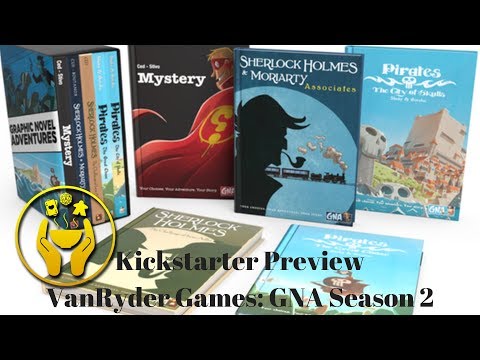 Kickstarter Preview :Mystery (Graphic Novel Adventures)  Jambalaya Plays Games