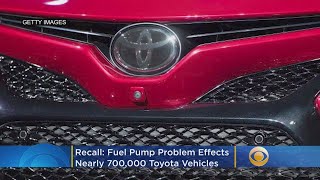 Recall Alert: Fuel Pump Problem Effects Nearly 700,000 Toyota Vehicles