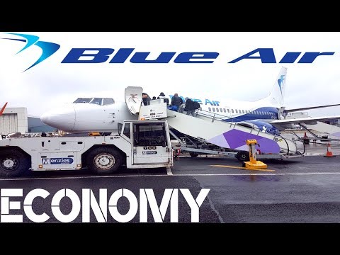 BLUE AIR REVIEW London to Bucharest|Boeing 737-500