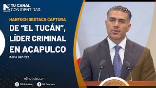 Harfuch destaca captura de “El Tucán”, líder criminal en Acapulco