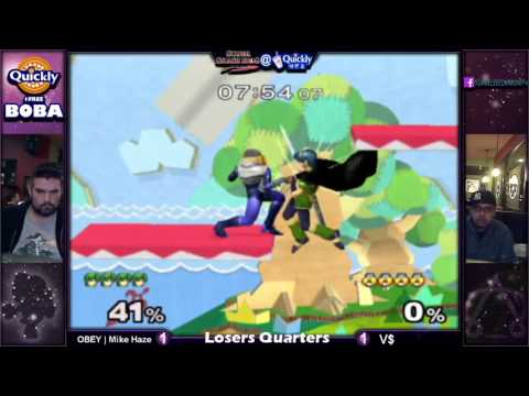 SSBM @ Quickly 11 Winners Finals - V$ the God Vs. Mike Haze