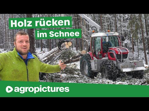 Forsttechnik im Einsatz: Langholz rücken mit Pfanzelt Pm Trac | Forstbetrieb Kopp | Holzfäller Doku