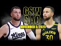 Golden State Warriors Vs Sacramento Kings Full Game Highlights November 5 2025 NBA Season