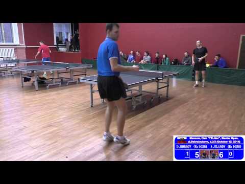 Дмитрий БОБРОВ vs Алексей УЛАНОВ, 1/2 ФИНАЛА, Турнир Master Open, Настольный теннис, Table Tennis