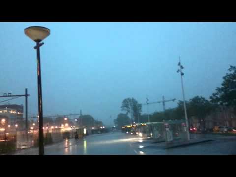 Heavy Thunder/Onweer Alkmaar Station NS 26-08-2015