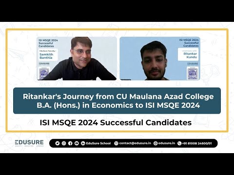 Ritankar — ISI MSQE