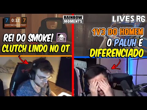 CLUTCH INSANO DO ALEMAO NO 7 A 7, PALUH DESTRUINDO NA FPL, BUG BIZARRO - MELHORES MOMENTOS LIVES R6