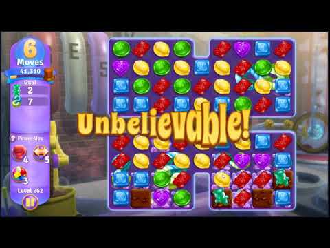 Wonka's World of Candy Level 262 - NO BOOSTERS + FULL STORY 🍫 | SKILLGAMING ✔️
