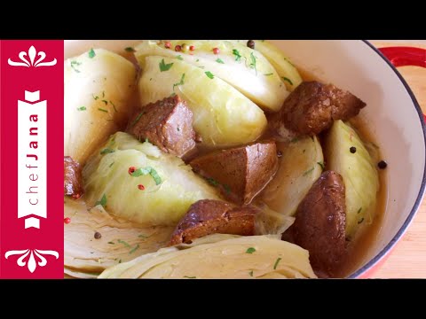 SUPER EASY CABBAGE AND "LAMB" STEW NOW MADE VEGAN! FÅR-I-KÅL