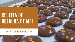 Receita de Bolacha de Mel Po de Mel com Cobertura de Chocolate