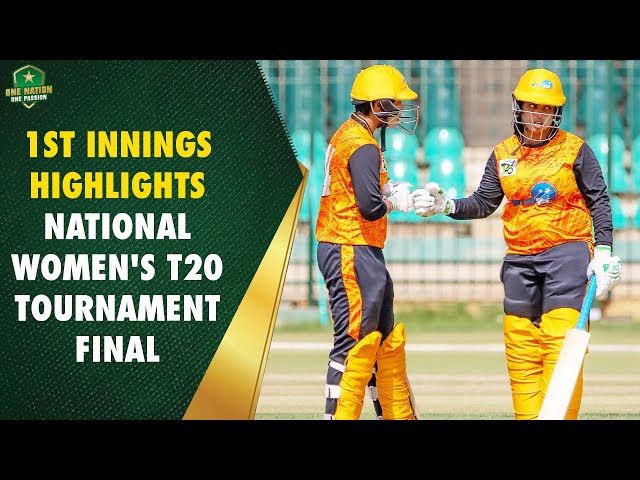 1st Innings Highlights | Conquerors vs Stars | National Women’s T20 Tournament Final | PCB